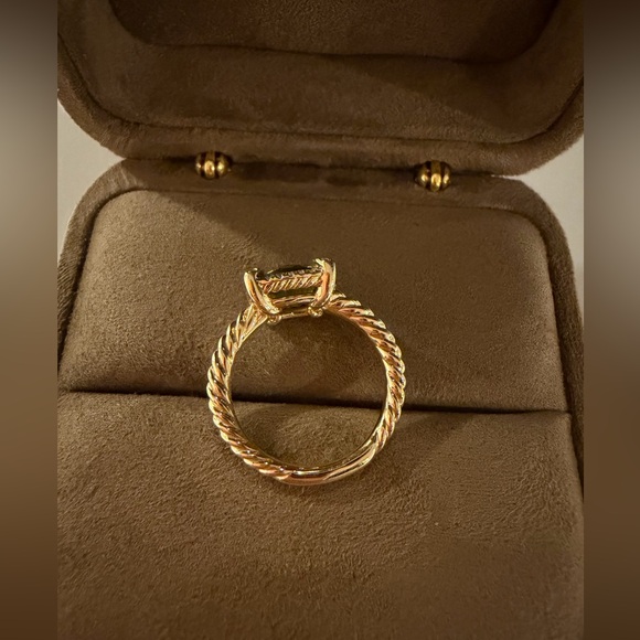 David Yurman PETITE CHATELAINE® PAVÉ BEZEL RING - Picture 5 of 7